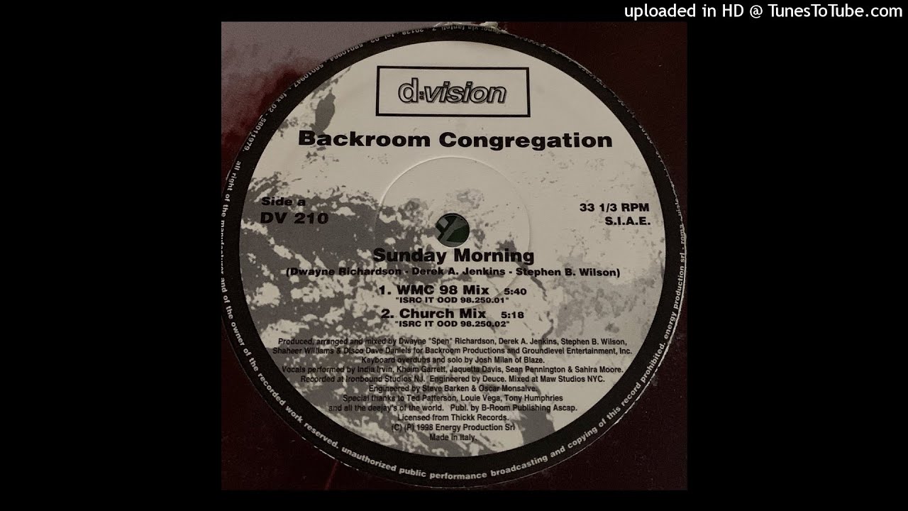 Backroom Congregation | Sunday Morning (Church Mix)