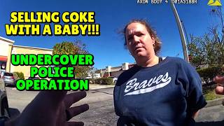 Selling Dope to Cops with Baby in the Car - Port St Lucie Florida