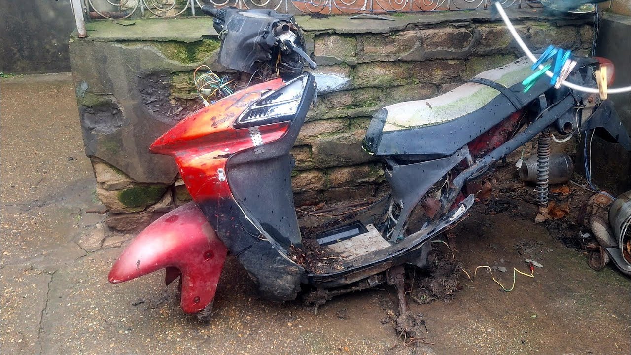 Купил скутер 150 кубов / ремонт