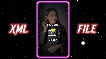 Camera 📸 Man Jaldi Focus Karo 👀✨ || New Xml File ❤🔥 || Trending Alight Motion Xml Preset