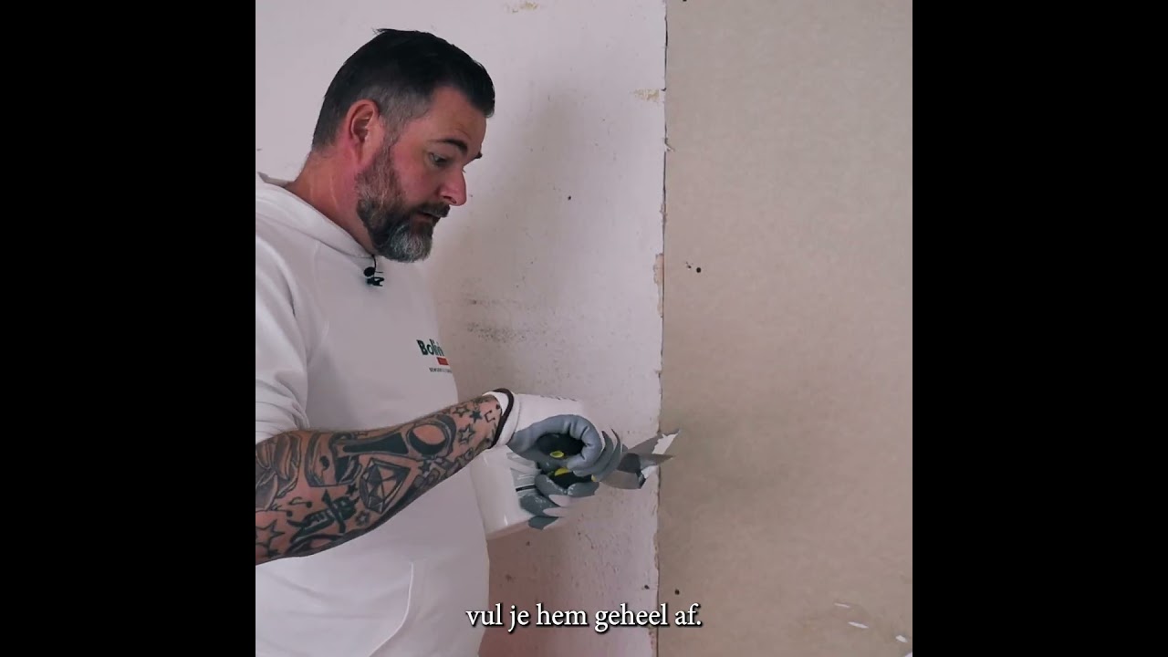 Van gatenkaas naar een strakke muur