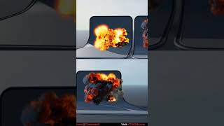 Slow Motion Explosion in UE4 Niagara Pack 03 in Marketplace