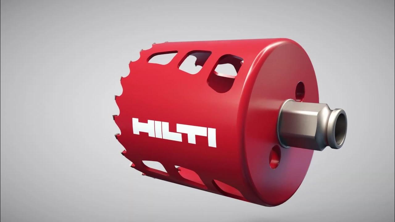 Hilti Hole saws 3d animation YouTube