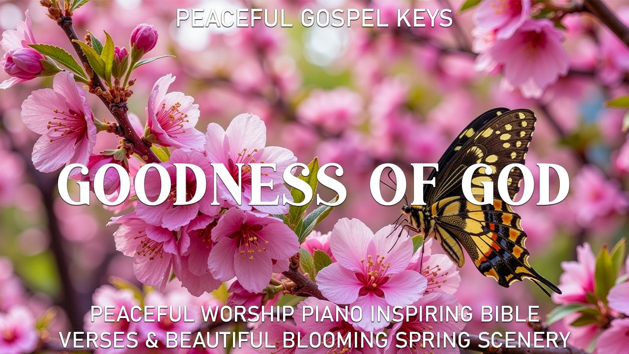 Goodness Of God : Peaceful Worship Piano 🌸 Inspiring Scriptures with ...
