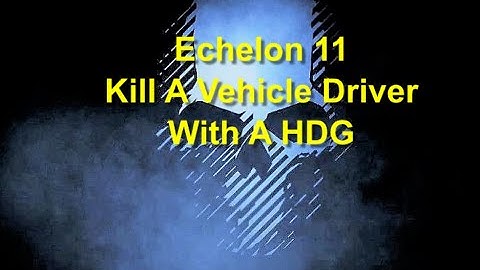 Ghost Recon Breakpoint : Echelon Rank 11 : Kill a Vehicle Driver With A HDG