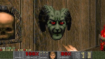 DOOM E2M5 / Command Center / Level: Ultra-Violence (Kills 100%, Secrets 100%)