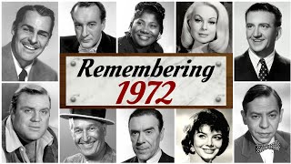 1972 Obituaries Remembering Famous Celebrities Who Died In 1972