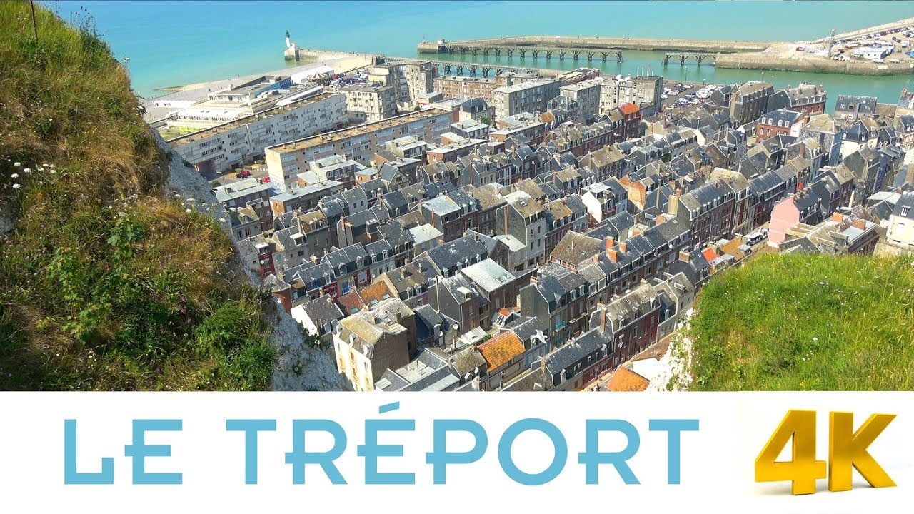 LE TREPORT - 4K - Beauté et calme d'une ville de Normandie