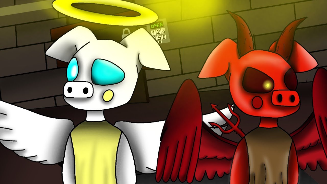 angel x devil piggy roblox Devil Piggy And Angel Piggy Fan Art Roblox...