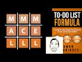 TO-DO LIST FORMULA by Damon Zahariades | Core Message
