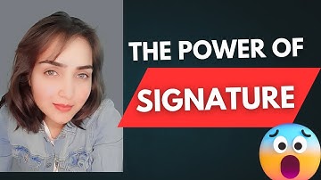 The Power in Your Signature | Graphology | winmanttra | Nikita Yadavv