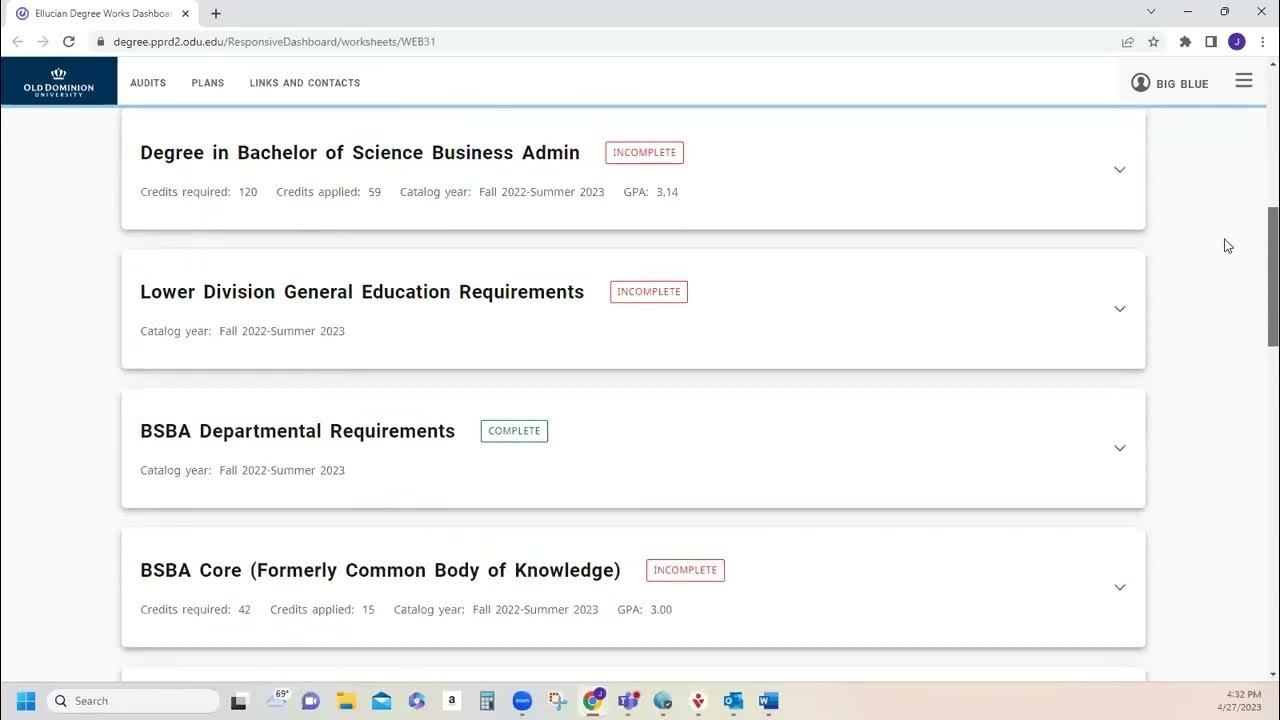 Degree Works Basic Overview YouTube