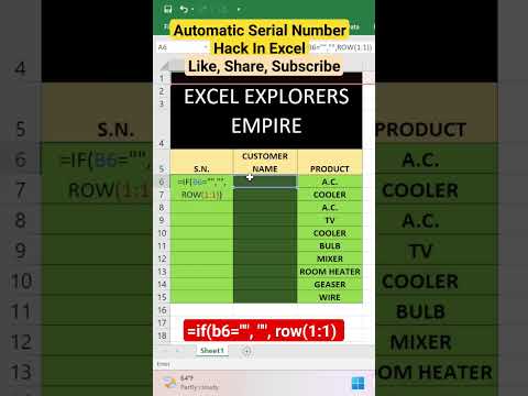 Automatic/Dynamic Serial number