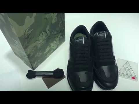 rockrunner camouflage noir metallic sneaker