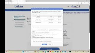 Downloading new digital cerficates for Umucyo