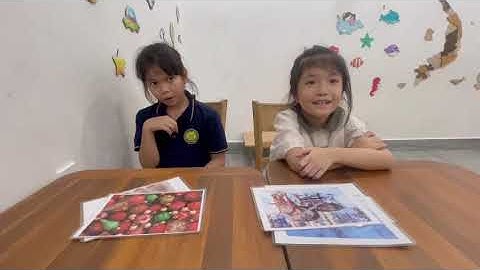 Tiếng Anh Giao Tiếp Phan Thiết: Natalie and Leah practice talking about School Objects