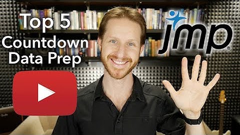 Top 5 Countdown: Data preparation is faster, easier, and better with JMP