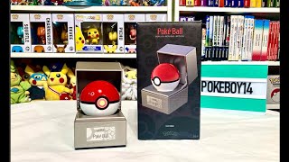 The  PokeBall Replica by The Wand Company supported by Pokemon Center. Where is Rattata?