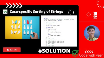 Case specific Sorting of Strings GFG solution