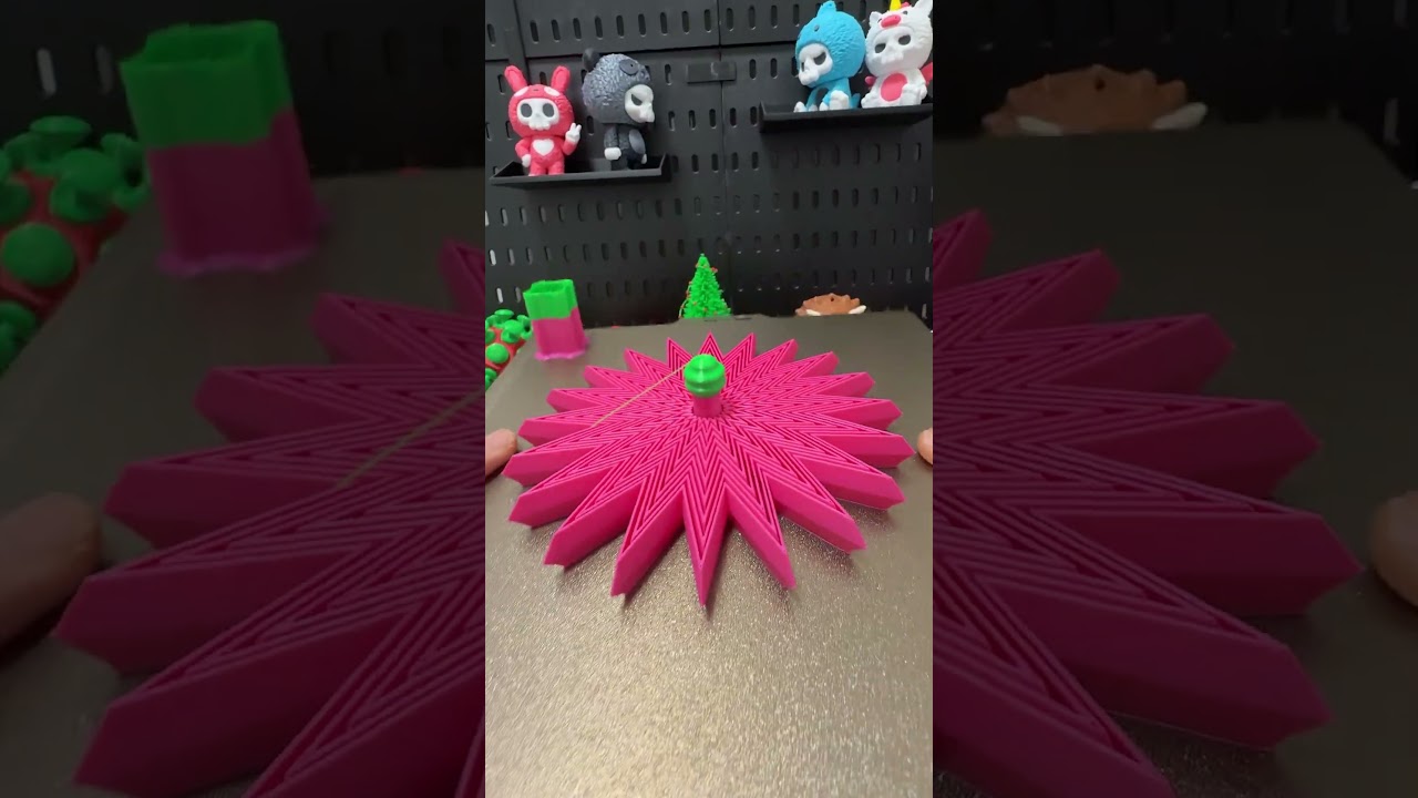 3D Printed Spike Star Fidget 