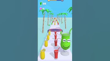 Satisfying mobile games, JUICE RUN walkthrough android, All levels gameplay #shorts