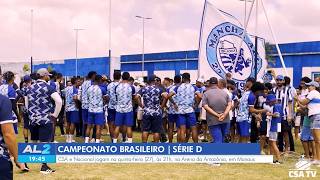 CSA se prepara para enfrentar o Nacional pela Série D em Manaus - 24/08/2026