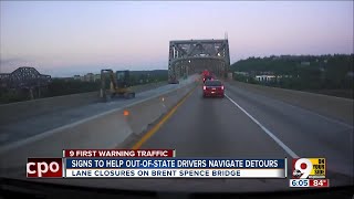 Prepare for detours this holiday weekend