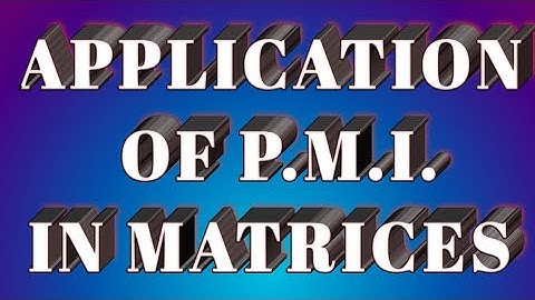 Application of principle of mathematical induction in matrices