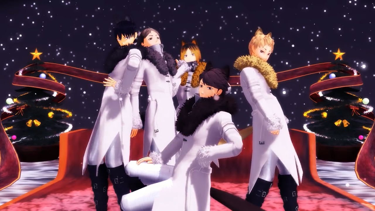 [하이큐MMD] 세터즈+야쿠로 「Carry Me Off」