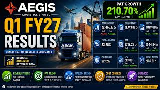 Aegis Logistics Q1 FY27 Results: PAT Explodes 211% 🚀 Hidden Profit Story Investors Missed!