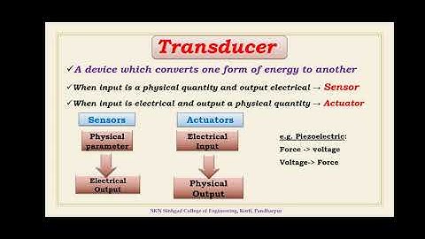 Sensors and Actuators 1