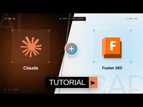 Video thumbnail: How to Connect Claude to Fusion 360 (MCP Setup Guide)