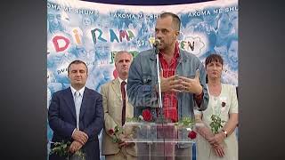 Edi Rama miting elektoral në njësinë bashkiake 7 në Tiranë - (19 Shtator 2003)