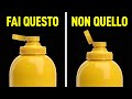 Ecco il modo corretto per utilizzare questi oggetti comuni