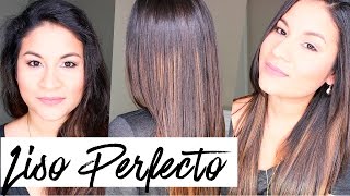 COMO PLANCHARSE EL CABELLO PARA QUE QUEDE BIEN LISO, SIN FRIZZ, CON BRILLO  Y SIN VOLUMEN - YouTube