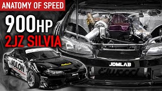 🏅 The right formula: 2JZ turbo, 900hp, S15 Silvia | ANATOMY OF SPEED