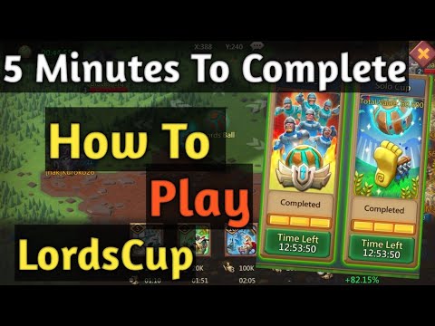 How To Play Lords Cup - Lords Mobile - YouTube