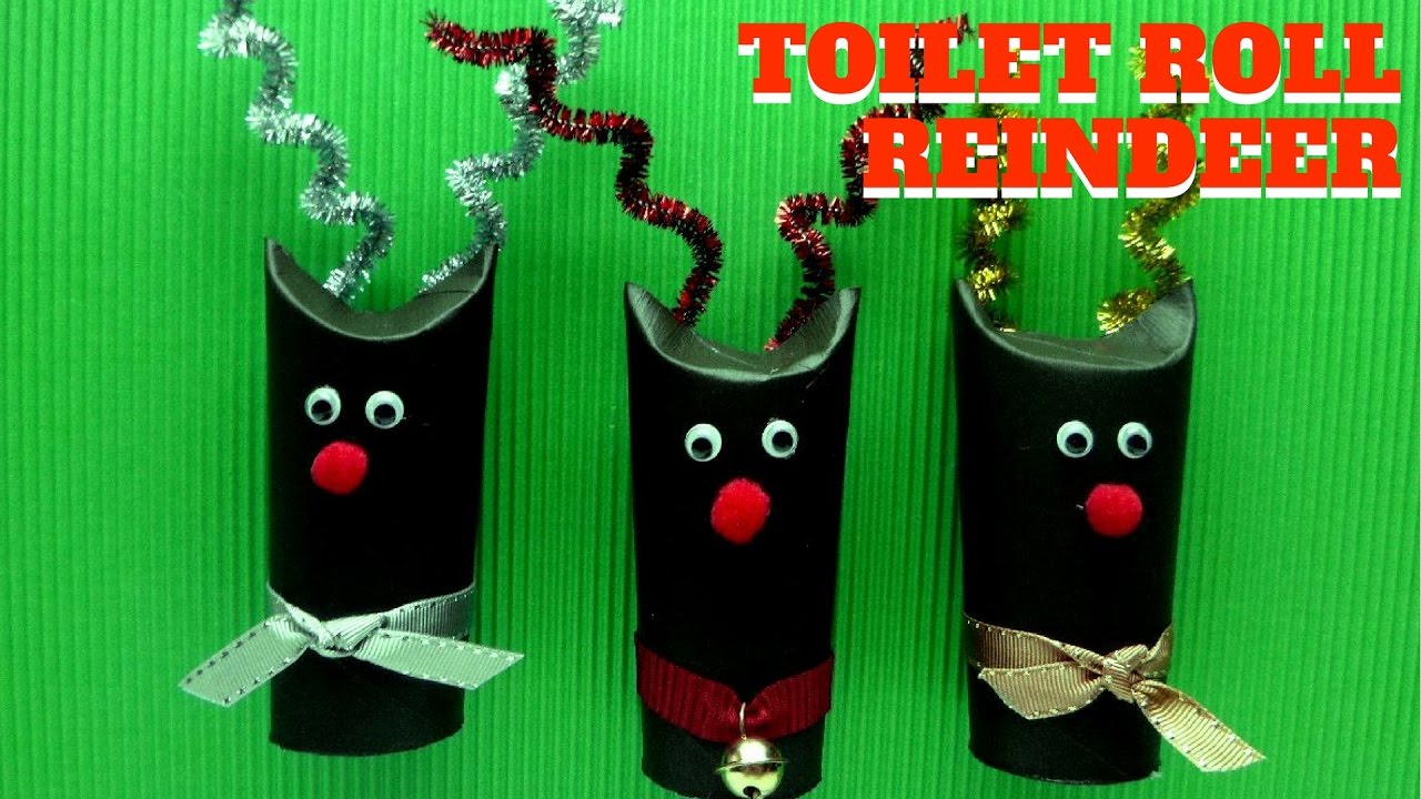Easy Toilet Paper Roll Reindeer Craft for Kids - Taming Little Monsters