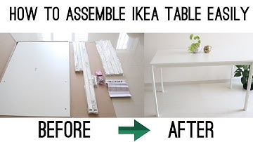 How to Assemble an IKEA Table | Step-by-Step DIY Guide (Fast & Easy) | NikGoals
