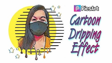 PICSART CARTOON DRIPPING EFFECT | HOW TO EDIT | EASY TUTORIAL✨