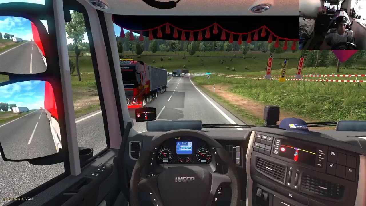 Ets2 MP fazendo km para a nova empresa