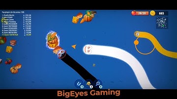 WormsZone.io part 9 | Hungry Snake gameplay | Android iOS Mobile | BigEyes Gaming