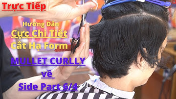 Hướng Dẫn Cực Chi Tiết Cách Hạ Form Từ Mullet Curlly Về Side Part 6/4 | Ng . Tuấn Barber 17