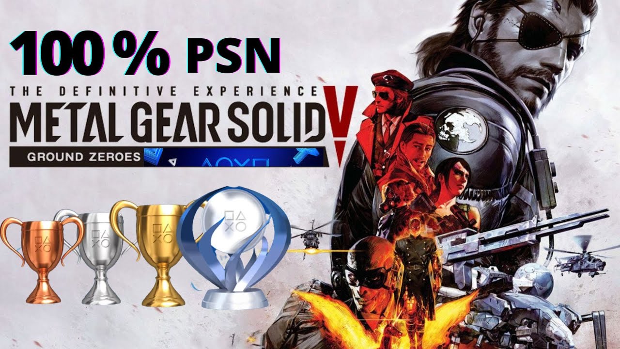 GUIA DE TROFÉUS 100% PSN METAL GEAR SOLID V : GROUND ZEROES - YouTube