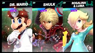 Super Smash Bros Ultimate Amiibo Fights EX Dr Mario vs Shulk vs Rosalina