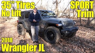 jeep jl tires wrangler lift 35 inch sport