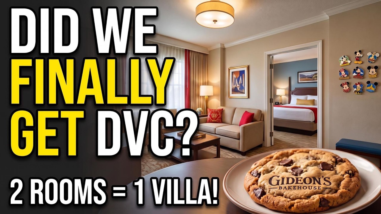 We Found a 2-Bedroom DVC Villa at Disney Springs + Gideon's Cookie of the Month!