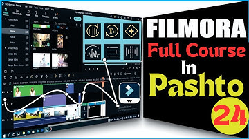 Rotate Position Scale and Flip Video Clips using Transform Options || Filmora In Pashto Lesson 24