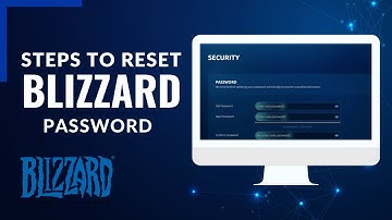 Blizzard - How to Reset Password?