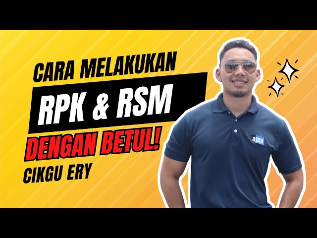 Cara Yang Betul Melakukan RPK Dan RSM | CIKGU ERY class=